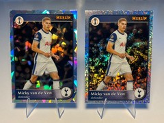 2024-25 Topps Merlin Chrome Micky Van De Ven Cracked Ice & Diamond Sparkle #151