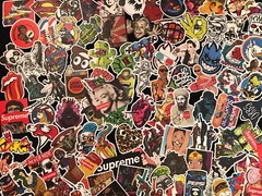 300 Random Skateboard Stickers bomb Vinyl Laptop Luggage Decals Dope Sticker Lot