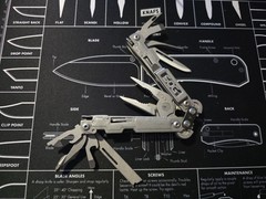 SOG PowerAccess 12-in-1 Stainless Steel Multi-Tool Pliers Knife Pocket Clip