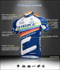 INBIKE Men’s Summer Breathable Cycling Short Sleeve Jersey, IA401SJ, 9C5