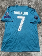 Cristiano Ronaldo UEFA Champions League Signed Jersey, Beckett Authentication