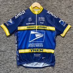 Vintage Nike USPS United States Postal Service Cycling Jersey Mens XL Trek AMD