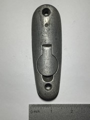 Unknown Vintage Military Surplus Rifle Buttplate w/ Trapdoor Old Gun Part