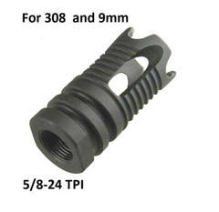 All Steel 5/8×24 TPI Muzzle Brake Compensator For 308 762