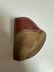 DeSantis Leather IWB Concealment Holster Clip Brown/Tan Pistol MPN 106 02