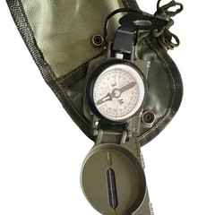 Cammenga Model 3h Tritium Compass Olive Drab US Military Issue Pouch