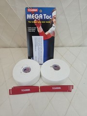 Tourna Mega Tac Overgrips 20 XL grips White TENNIS – NEW factory irregular
