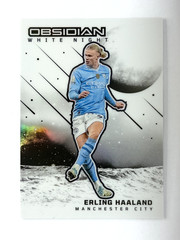 2024-25 Panini Obsidian Soccer ERLING HAALAND White Night SSP EPL #6