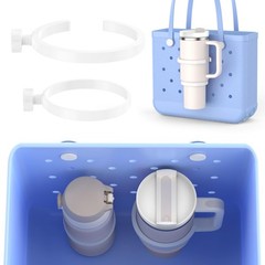 2 Pack Cup Holder for Bogg Bag, Fits 16~30oz Stanley 30oz~White