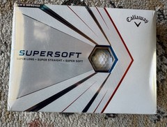 Callaway Supersoft Golf Balls White, Pack of 12 – NEW