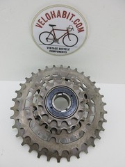 SunTour Perfect 5 Speed Freewheel 14-34T Range Vintage Road Bike Maeda Japan