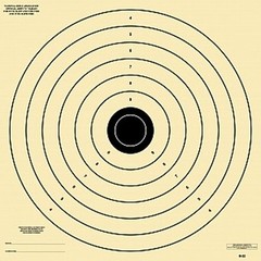 B-22 Official 25 Yard Slow / 15 Yard Rapid, Army «L» Target, 28″ x 28″ (6 pack)