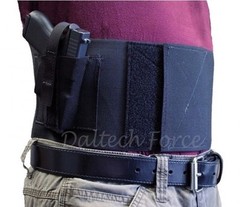 Fits Hi-Point 9mm/380 Belly Band Gun Holster 4″ Wide Concealed Carry Black USA
