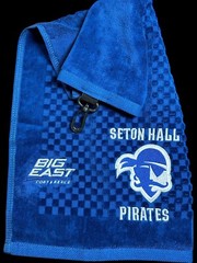 Seton Hall University Golf Towel / (6in x 22in) Cotton 36k Stitches