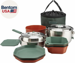 Gear Compleat Cook Set – Dishwasher-Safe Camping Cookware for Outdoor Cooking –