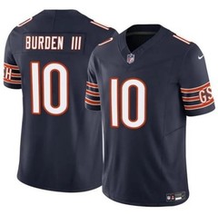 Luther Burden III Bears Men’s Navy Home Stitched Jersey