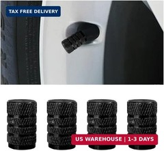 BDZMC 4PCS Car Tire Valve Stem Caps, Corrosion-Resistant & Leak-Proof Aluminum A