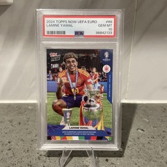 2024 Topps Now UEFA Euro Lamine Yamal PSA 10 Spain
