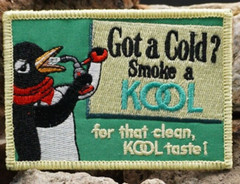Kool Cigarettes Throwback Nostalgic Humerous Tactical Hook & Loop Morale Patch