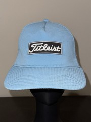 Titleist Oceanside Golf Hat Cap Patch Trucker Baseball Cap OSFM Adjustable Blue