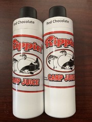 2 Bottles Rippin Lip’s Carp Flavoring Red Chocolate 6oz Buffalo / Yellow Carp