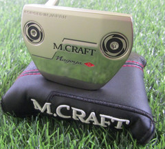 Mint LH Mizuno M. Craft City Nagoya S Putter, 34″, Nickel, w/Headcover