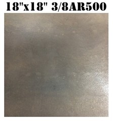 18in x 18in. – 3/8in thk. AR500 Steel Plate Shooting Targets 1 pc. Metal Target