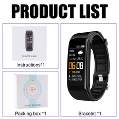 Fit@bit Smart Watch Activity Tracker Fitness Watches Heart Rate Monitor 2025