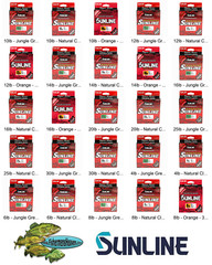 Sunline Monofilament (Super Natural) 330 YD Spool Fishing Line Any Color LB Test