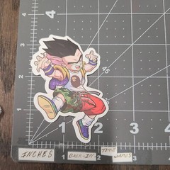 Dragon Ball Z Adult Humor Sticker For Guitar Laptop Skateboard Mat70b