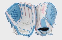 Rawlings 12.5” Liberty Advanced Series Fastpitch Glove-RHT-White/Blue/Pink-NEW