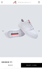 REDVANLY MEN’S CONTENDER 2.0 SHOE BRIGHT WHITE SIZE 9.5 NEW