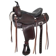 18 In Hilason Western Draft Horse Trail PleasureAmerican Leather Saddle
