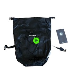 Bike Pannier Waterproof 27L Large Capacity Bicycle Rear Rack Bag Storage Black