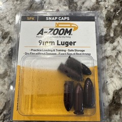 A-Zoom 15116 9 mm Luger Precision Snap Caps – 5 Pack