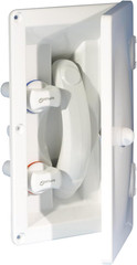 Hot & Cold Swim ‘N’ Rinse Transom Shower with 7ft Hose & Lockable Cover