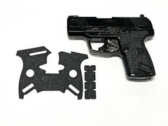 Textured Rubber Gun Grip Enhancement for Ruger Max-9