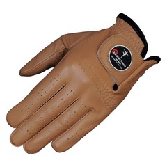 Ever-Bright Men’s Golf Gloves OptiColor Premium Left Large, Camel Brown