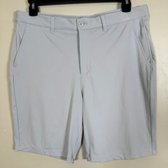Graham Luxe Trace Golf Shorts Mens 36 Gray Performance Stretch Activewear Casual