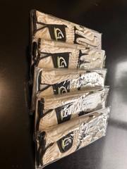 Brand new in package. 5 pairs (10) of golf gloves X Large