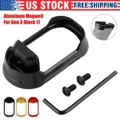 Aluminum Magwell For Gen 3 Glock 17/22/31/34/35 G17 G22 G31 G34 G35