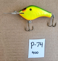Vintage Poes Wooden, Cedar – 400 Crankbait – 1 Bait = POES – # P-74