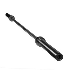 CAP Barbell 7 Foot Solid Steel Olympic Barbell Black for 2 Inch Weight Plates