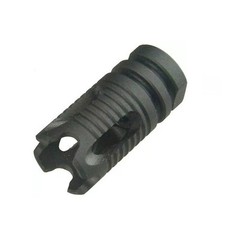 Black 5/8×24 5/8-24 TPI Muzzle Brake Compensator For 308 300BLK