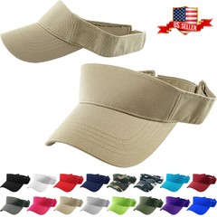 Sun Visor Plain Hat Sports Cap Golf Tennis New Adjustable Men Women KBETHOS