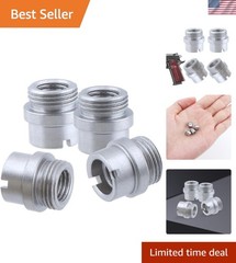 4-Piece 1911 Grip Screw Bushing Set – 416 Stainless Steel Precision Parts