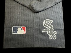 Chicago White Sox Golf Towel (8inx25in) 2 Sides (32k Stitches)