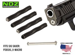 NDZ Sig P365XL & X Macro Guide Rod Assembly Stainless Steel – Choose ISMI Spring