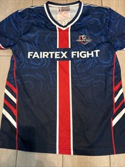 Fairtex Fight V-Neck Muaythai Jersey Women’s Large MMA Stamp Fairtex Thailand