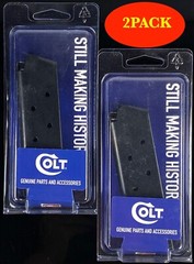 Colt 1911 45 ACP 7 Rd Blued Steel Magazine Gov’t/Commander *2 PACK* SP53355BRP